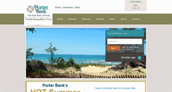 Desktop Screenshot of porterstatebank.com